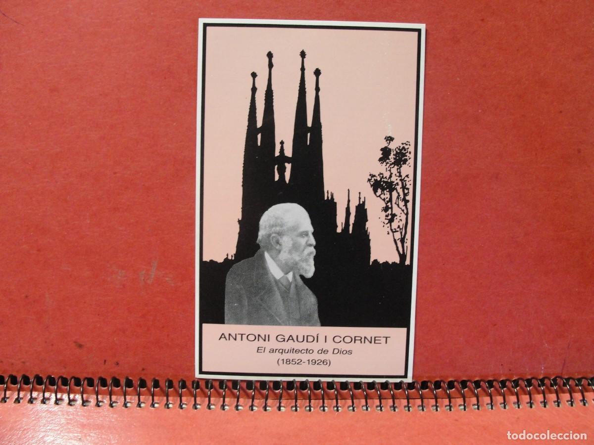 Coleccionismo: RECORDATORIO A&Ntilde;OS 80 ANTONI GAUDI EL ARQUITECTO DE DIOS - COMO NUEVO DE HOY