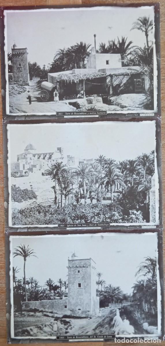 Coleccionismo: LAMINAS ELCHE EN 1865 - 9 LAMINAS - Foto 1