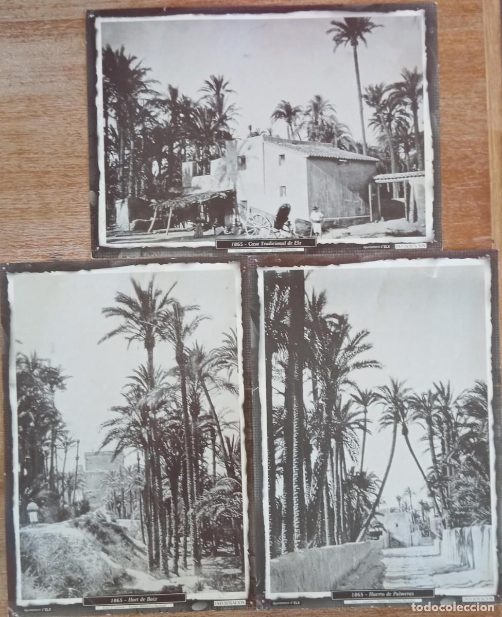 Coleccionismo: LAMINAS ELCHE EN 1865 - 9 LAMINAS - Foto 3