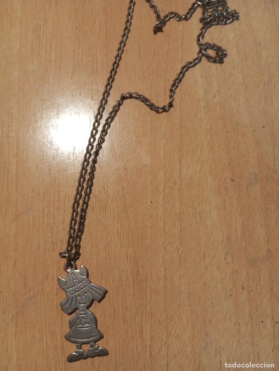 Coleccionismo: Colgante En alpaca de vikie el vikingo a&ntilde;os 70