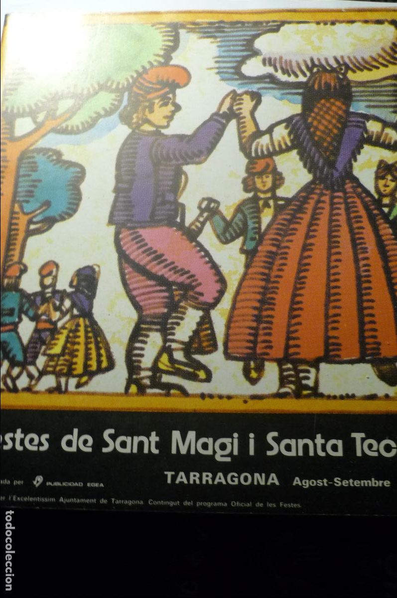 Coleccionismo: programa de fiestas tarragon s.magi y sta tecla 1979-fotos-articulos-programa 48 pag.catalan