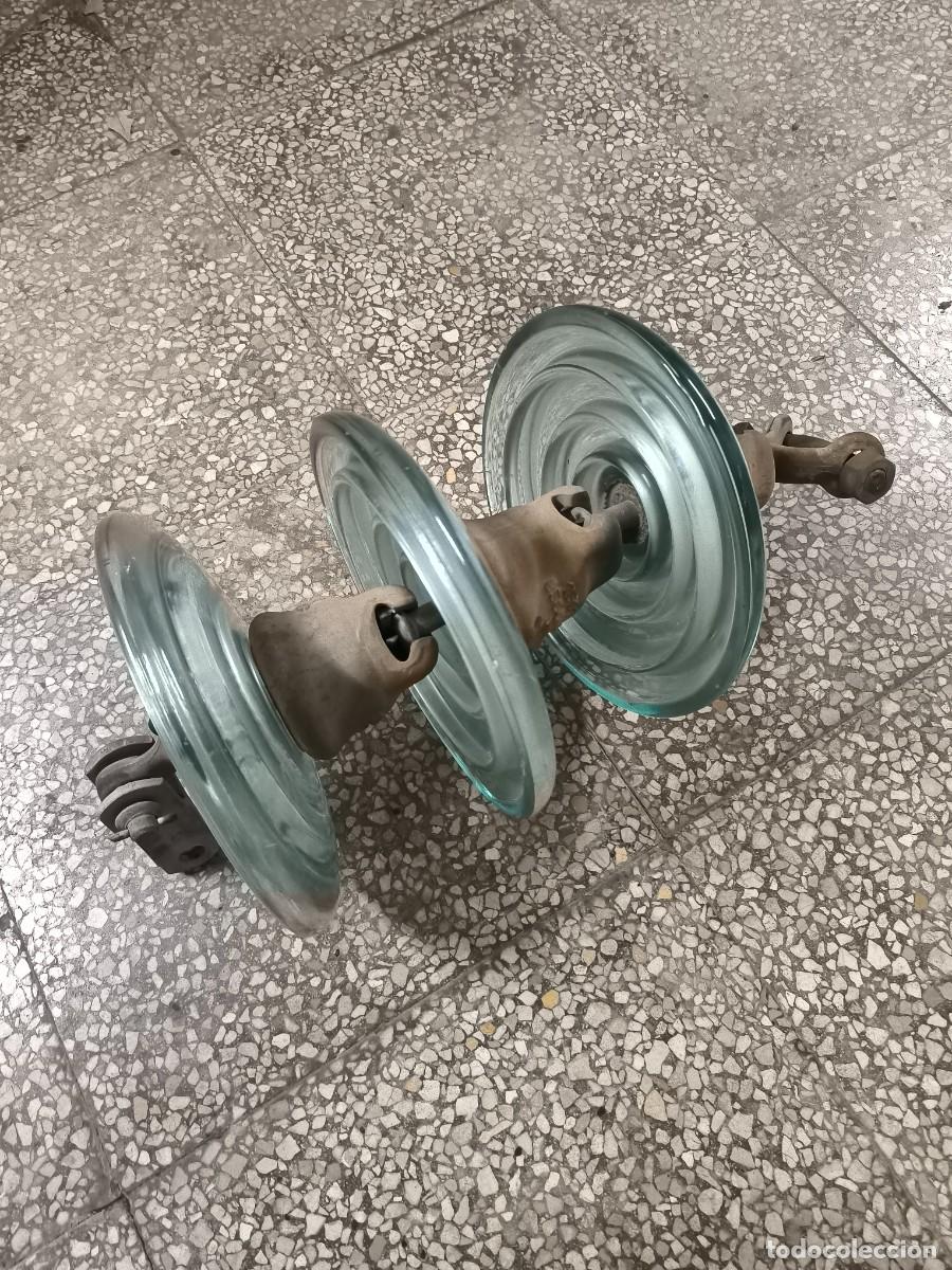 Coleccionismo: Antigua j&iacute;cara aisladores de disco - Foto 1