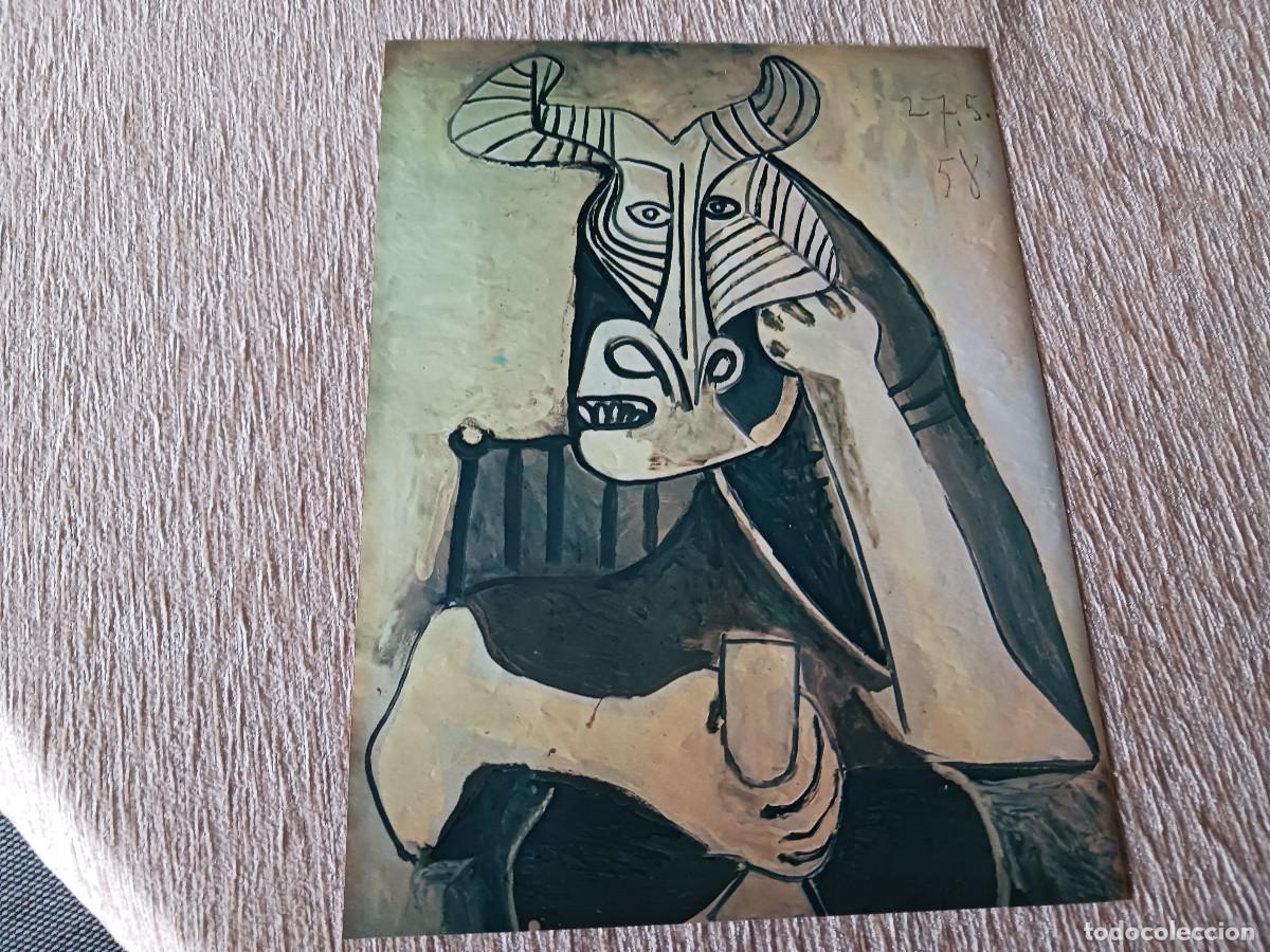 Coleccionismo: lamina a dos caras dibujos de pablo picasso