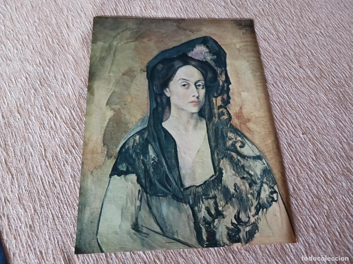 Coleccionismo: lamina a dos caras dibujos de pablo picasso
