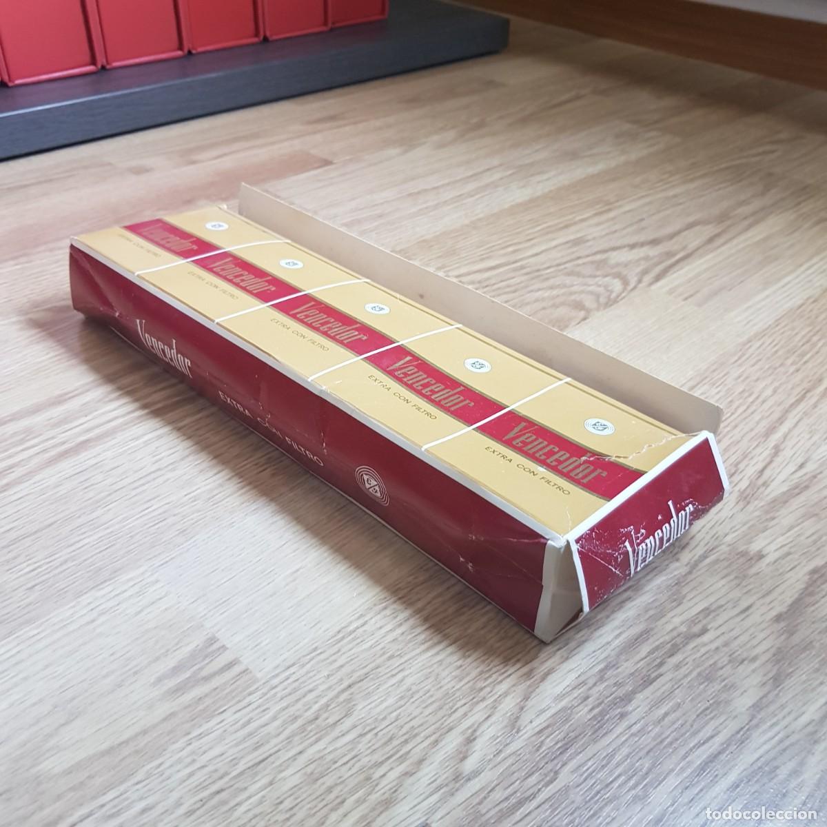 Coleccionismo: ANTIGUO CART&Oacute;N DE TABACO VENCEDOR - Foto 1