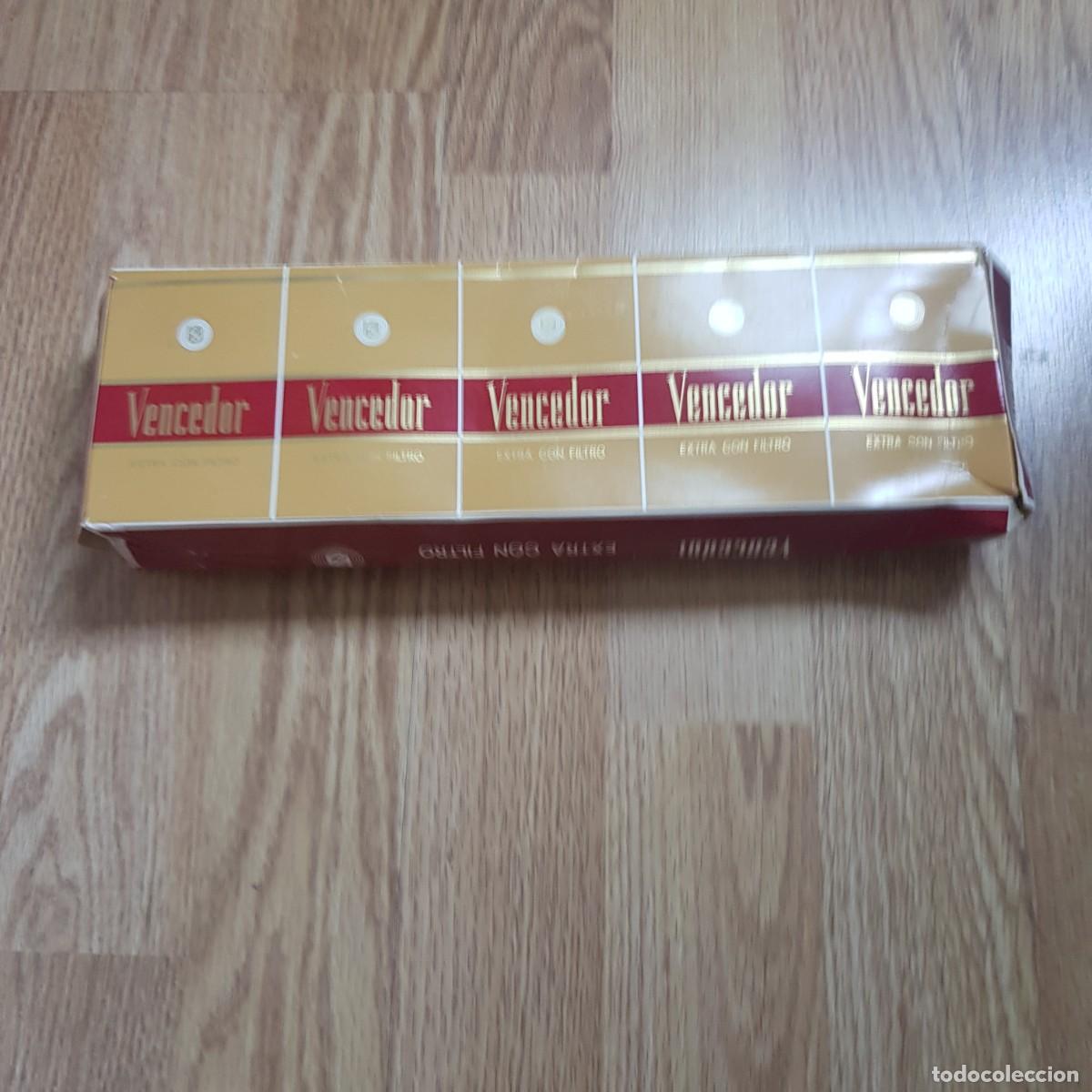 Coleccionismo: ANTIGUO CART&Oacute;N DE TABACO VENCEDOR - Foto 2