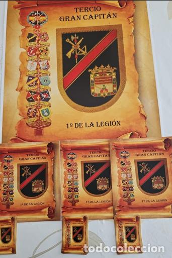 Coleccionismo: LOTE DE L&Aacute;MINA Y PEGATINAS DEL TERCIO 1&ordm; DE LA LEGI&Oacute;N