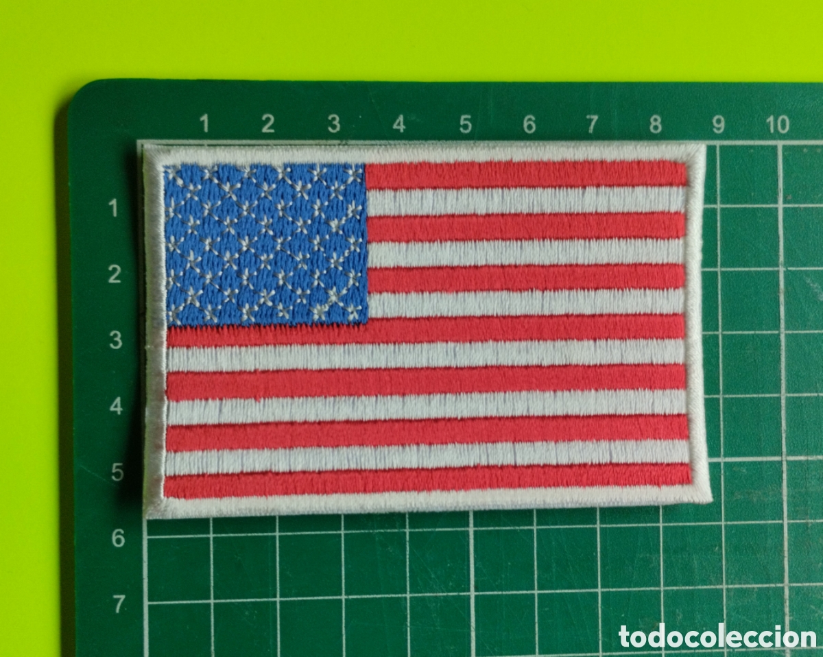 Coleccionismo: PARCHE BORDADO - TERMO ADHESIVO - BANDERA DE U.S.A. - ESTADOS UNIDOS