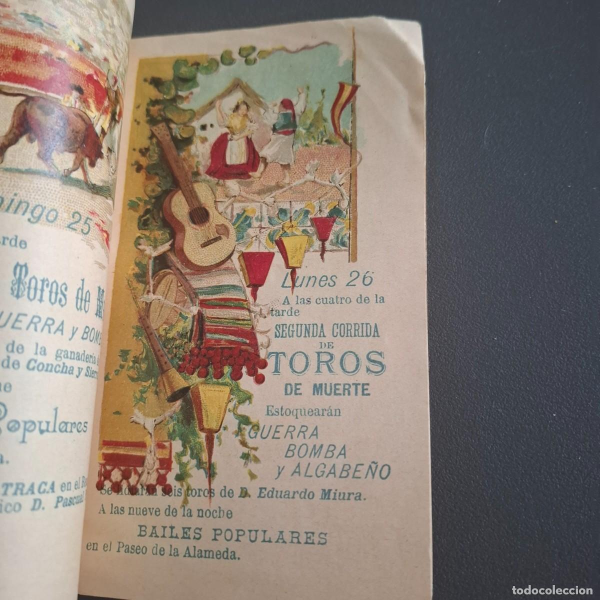 Coleccionismo: Programa Oficial Feria de Julio de Valencia - 1897 - Foto 3