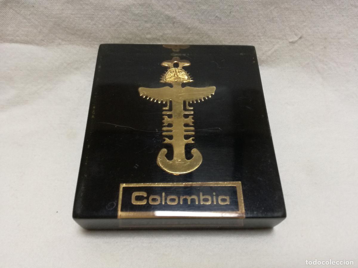 Coleccionismo: PISAPAPELES REPLICA FIGURA PRECOLOMBINA INCA TOLIMA DIOS NATIVO CUBIERTA EN RESINA