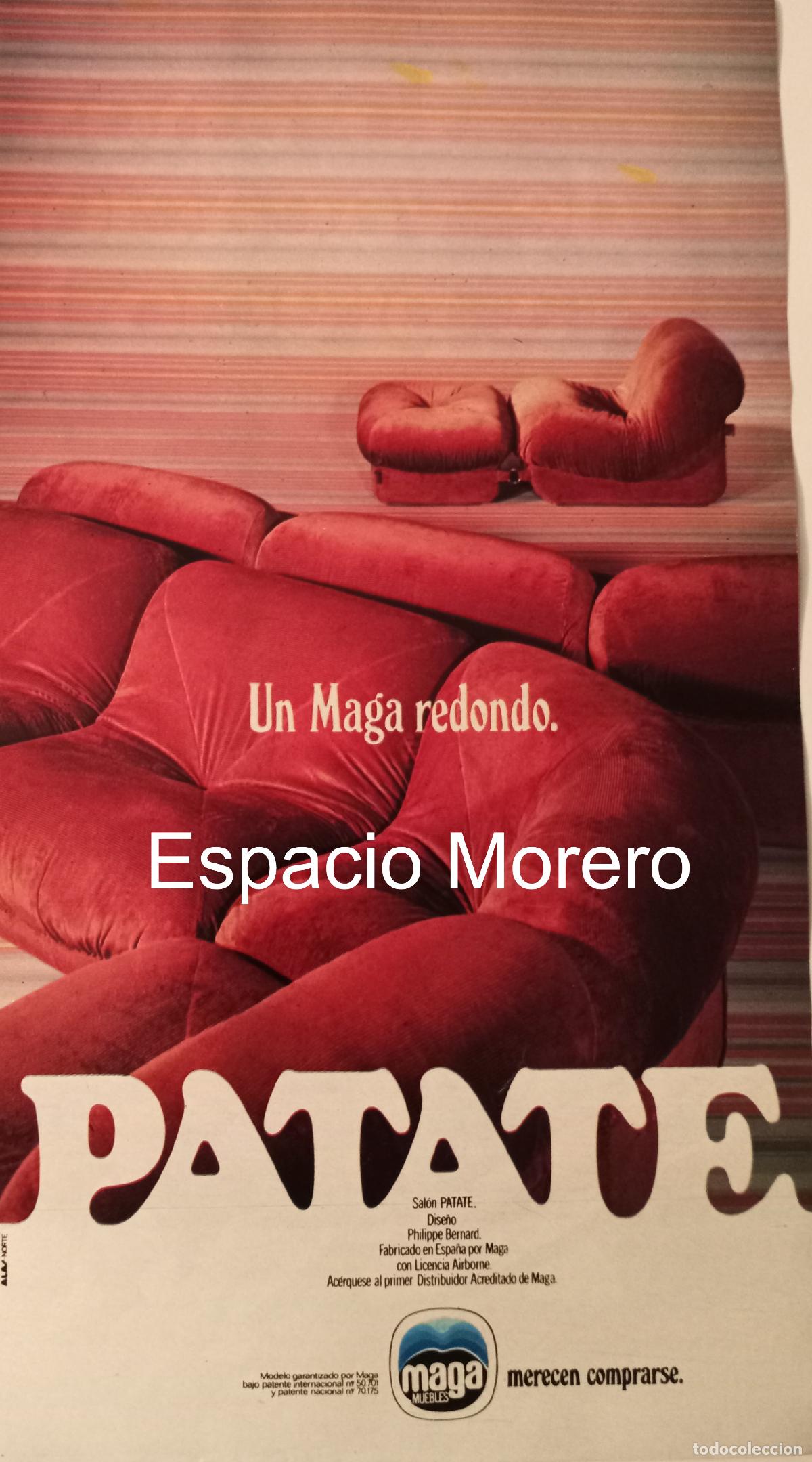 Collecting paper: Publicidad de 1972: Patate. Maga muebles