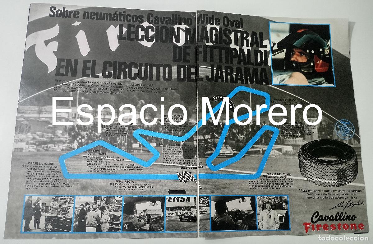 Coleccionismo: Publicidad de 1972: Neumaticos Cavallino Firestone