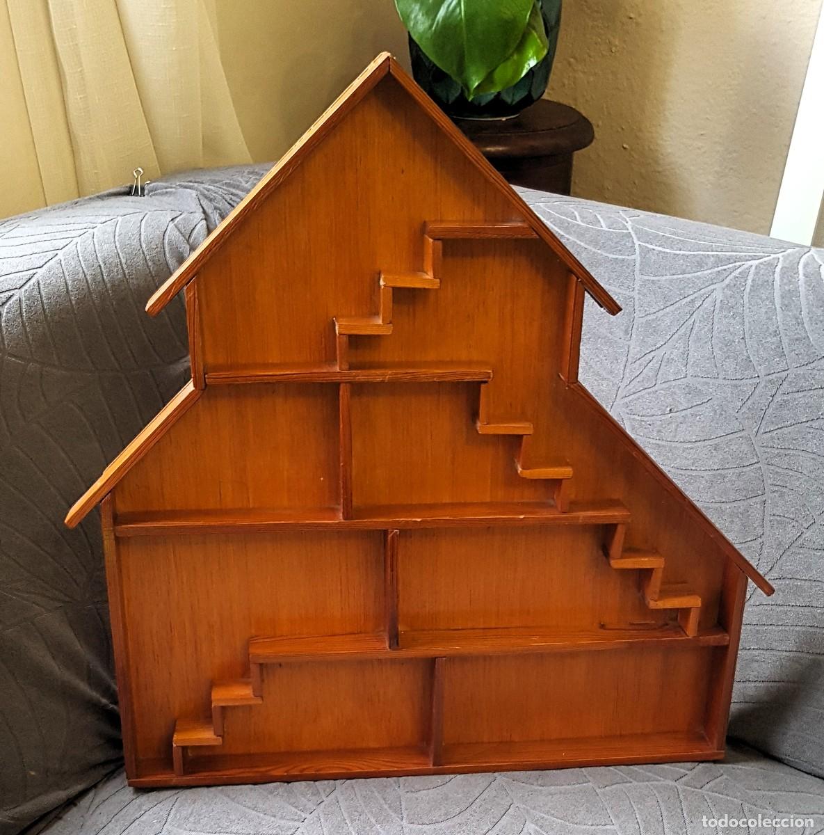 Coleccionismo: VITRINA EXPOSITOR PARA MINIATURAS EN MADERA