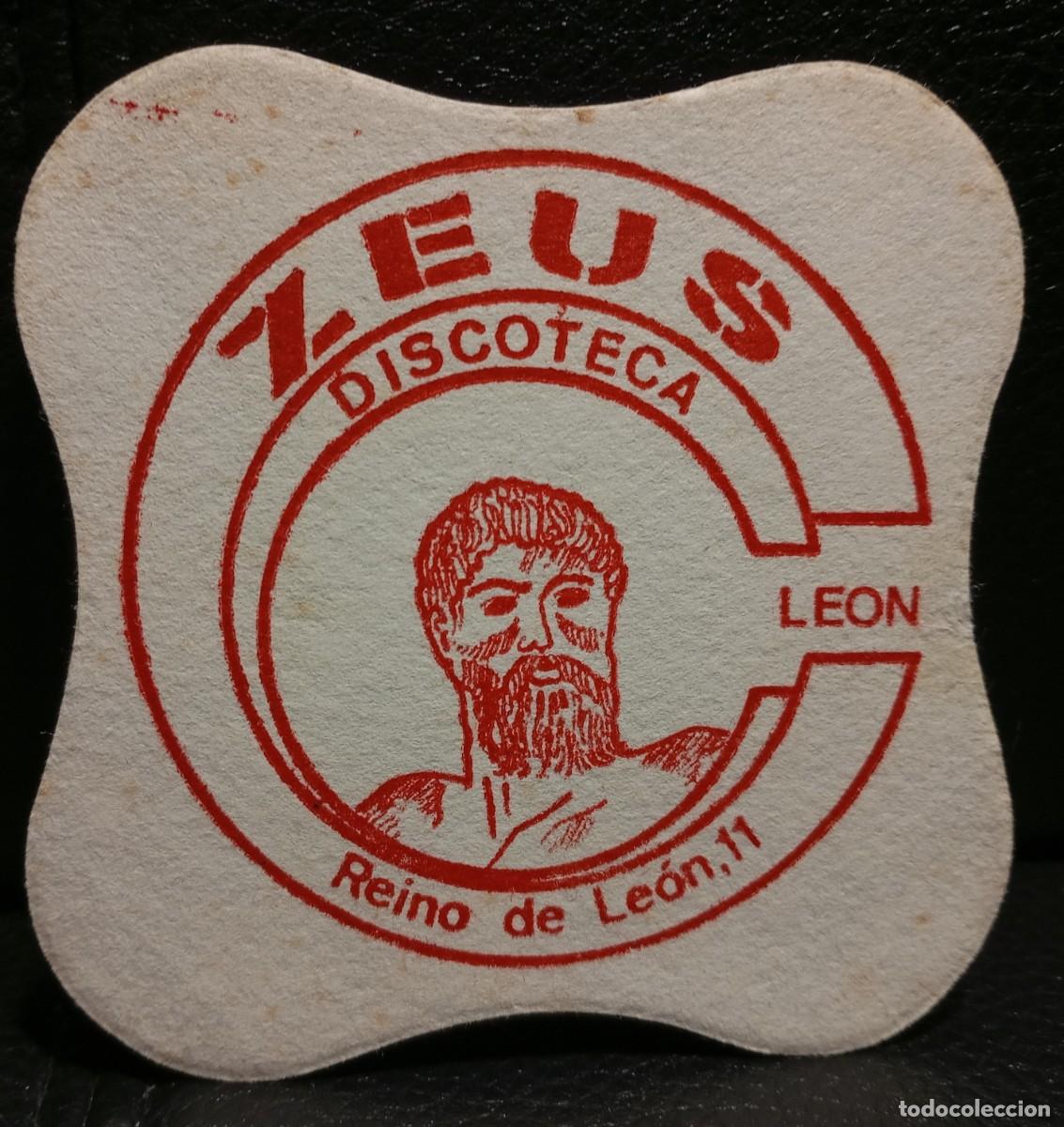 Coleccionismo: DISCOTECA ZEUS - POSAVASOS - LEON - CERVEZA - REFRESCOS - SIDRA - BITTER