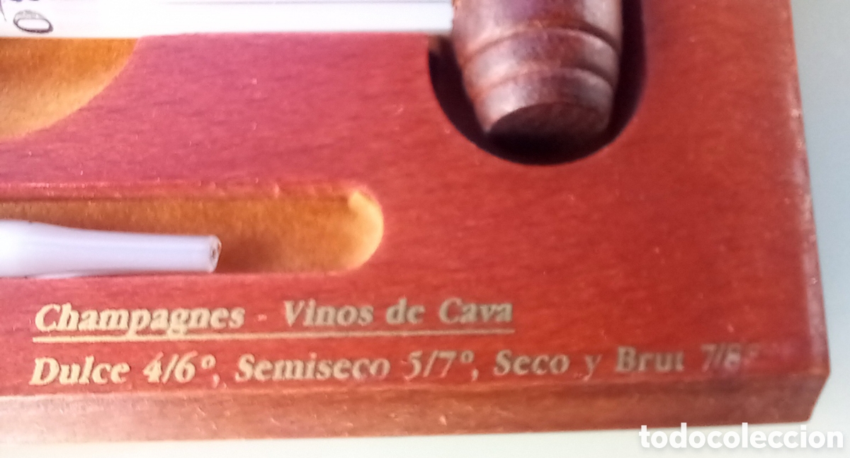 Coleccionismo: CAJA CON VINOMETRO Y TERMOMETRO - Foto 5