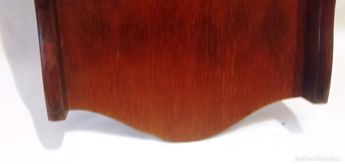 Coleccionismo: Mueble de madera para cucharas - Foto 6