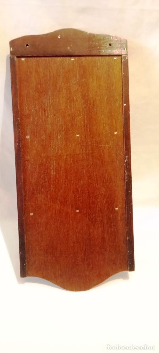 Coleccionismo: Mueble de madera para cucharas - Foto 7