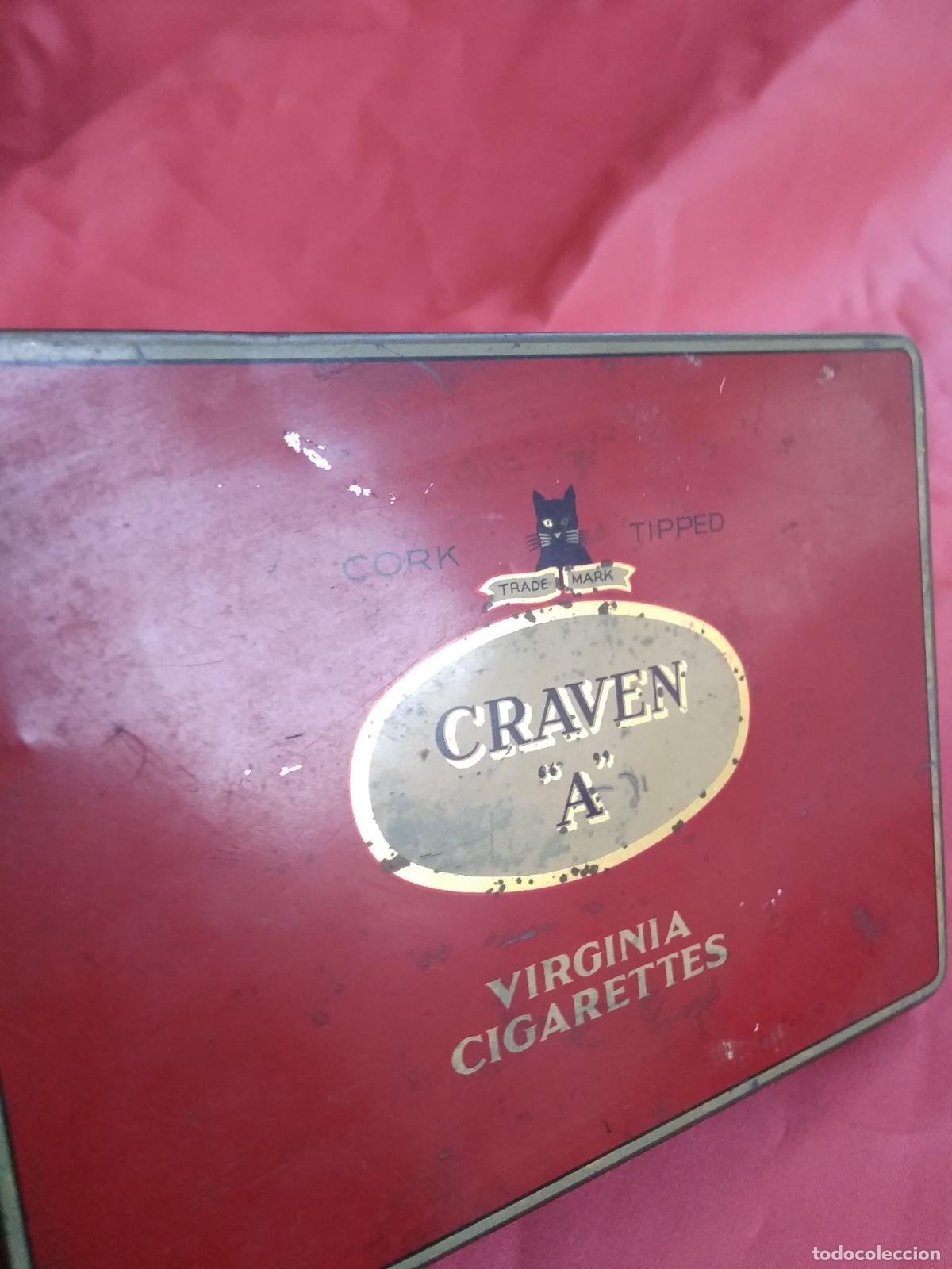 Coleccionismo: Caja tabaco Craven &rdquo;A&rdquo; Vitrina 1 - Foto 3