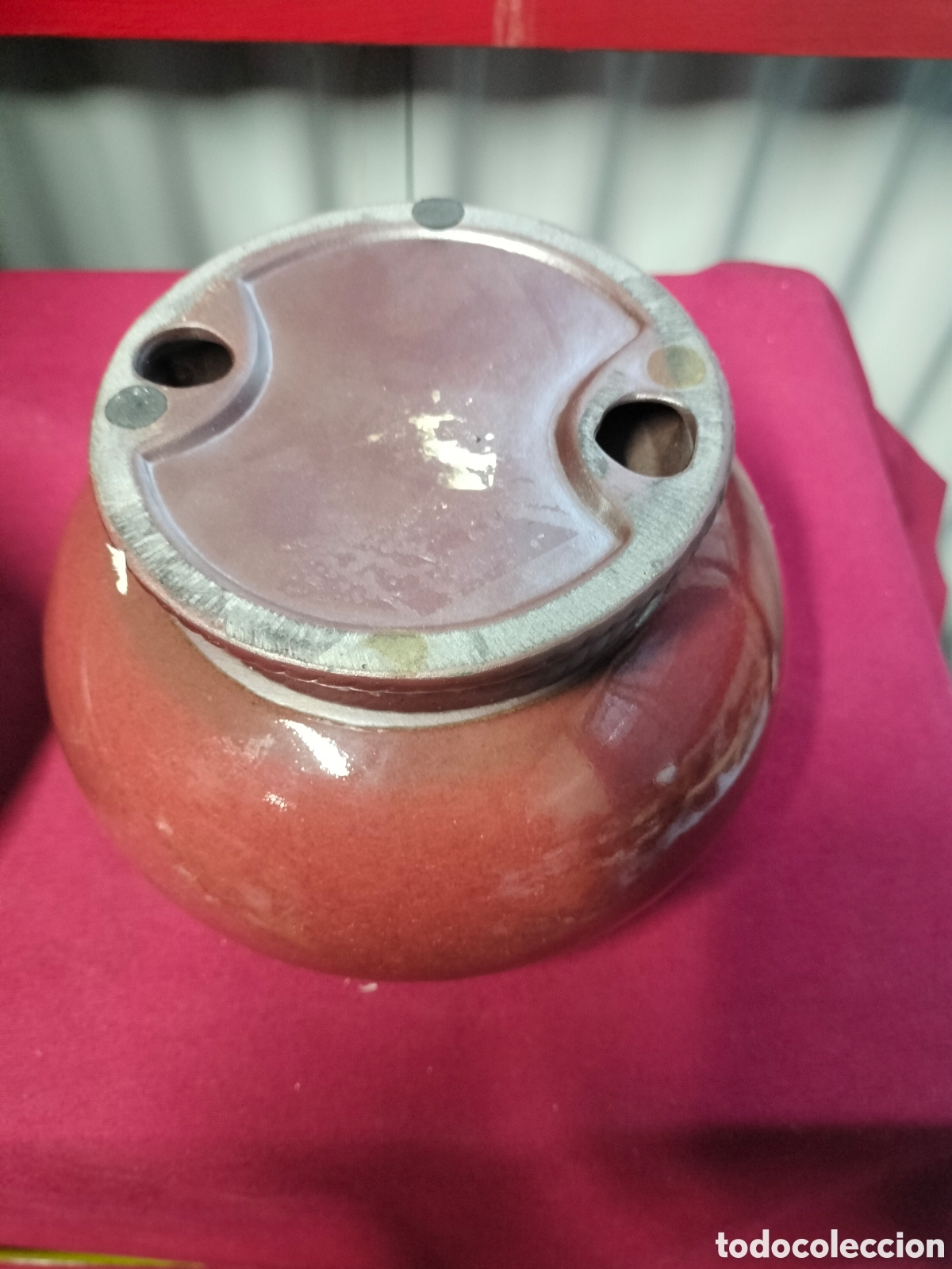 Coleccionismo: Tarro cer&aacute;mica posible tabaco - Foto 6
