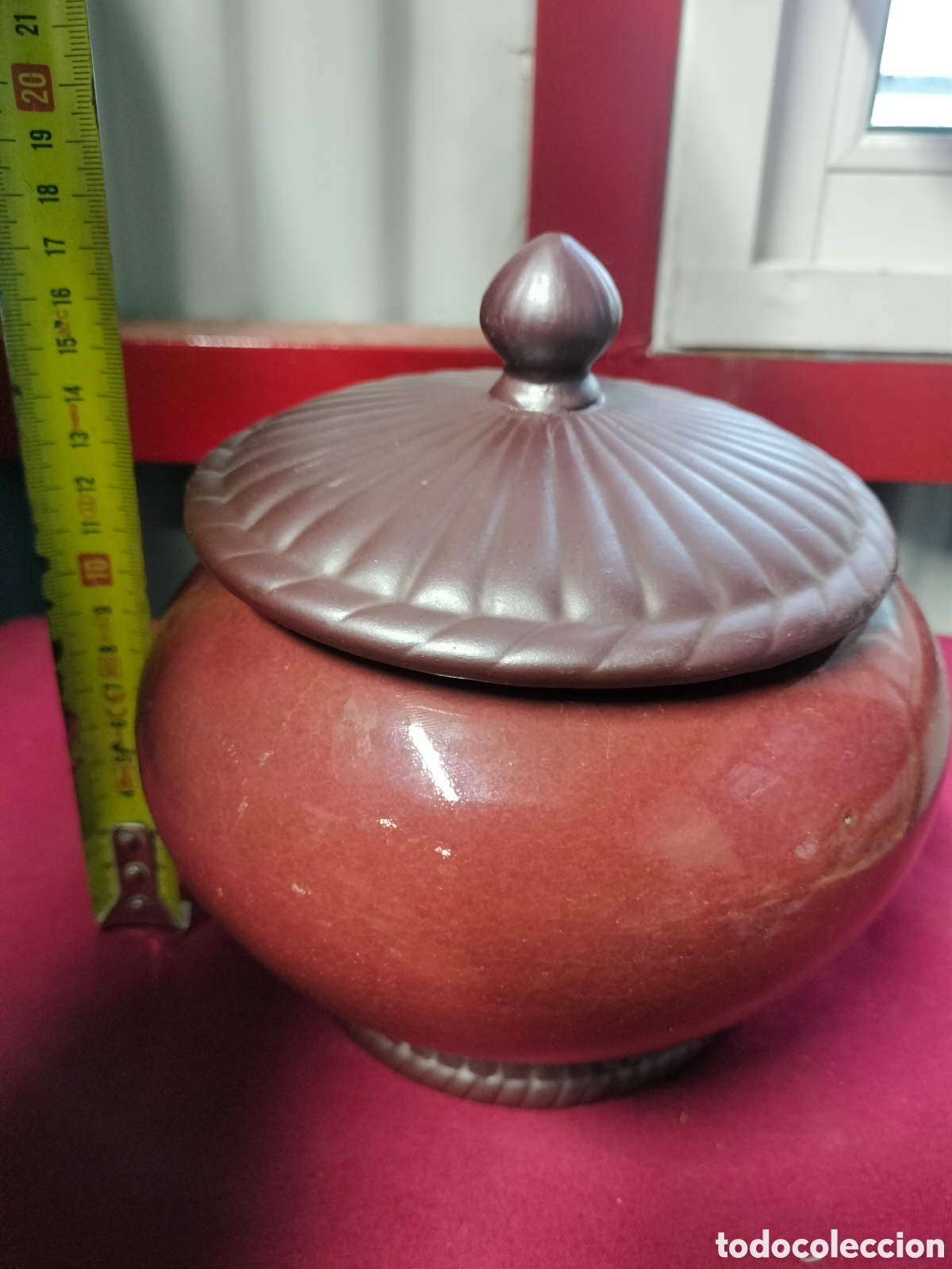 Coleccionismo: Tarro cer&aacute;mica posible tabaco - Foto 7