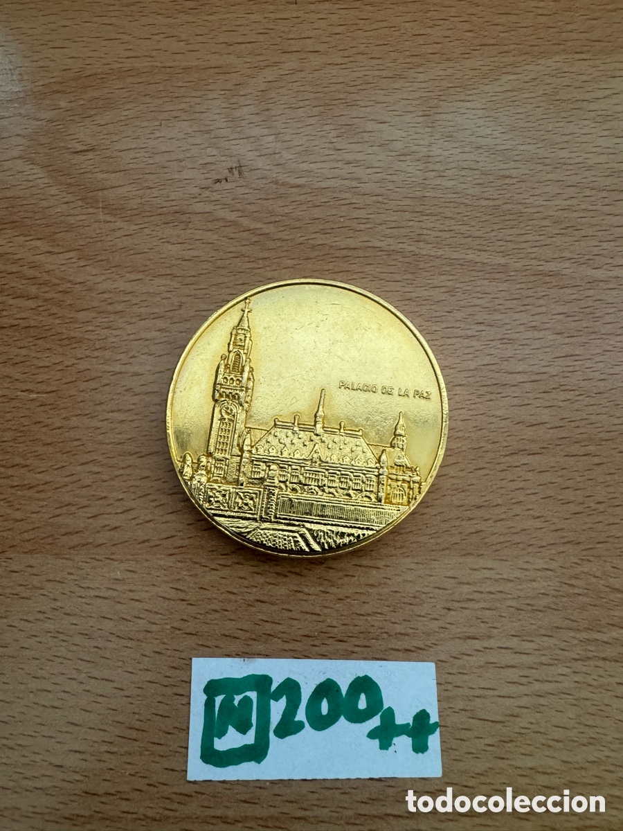 Coleccionismo: MONEDA CONMEMORATIVA PALACIO DE LA PAZ HOLANDA - Foto 2