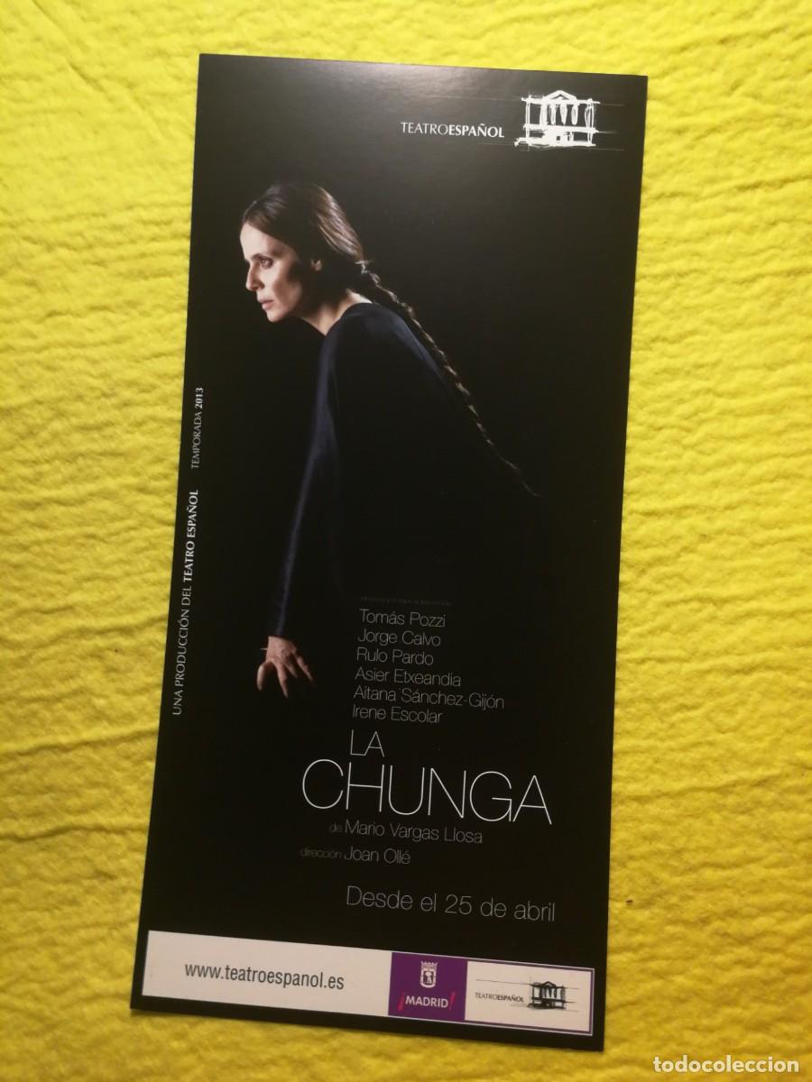 Coleccionismo: PROGRAMA DE TEATRO - LA CHUNGA - Aitana S&aacute;nchez-Gij&oacute;n, &hellip; - Foto 1