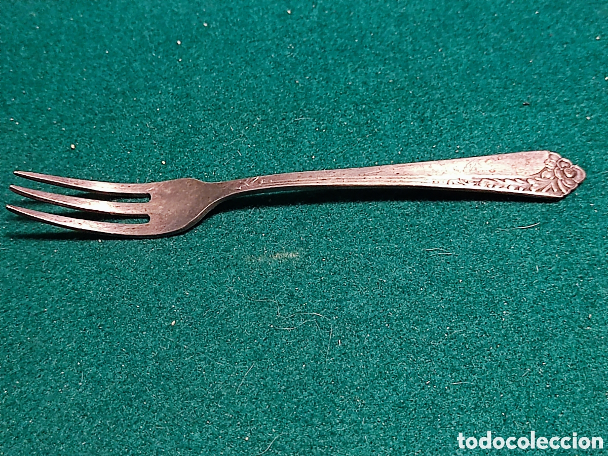 Coleccionismo: Tenedor alpaca Dalia.... - Foto 1