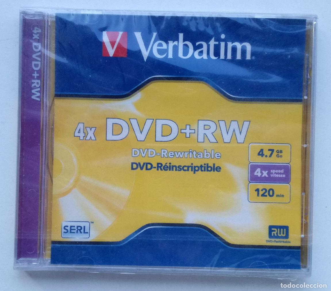 Coleccionismo: DVD regrabable Verbatim DVD+RW - PRECINTADO