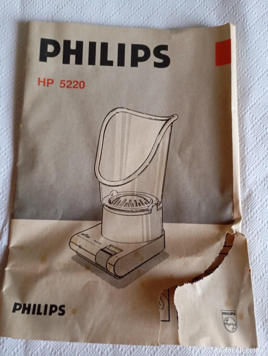 Coleccionismo: FACIAL SAUNA PHILIPS HP5220 - Foto 6