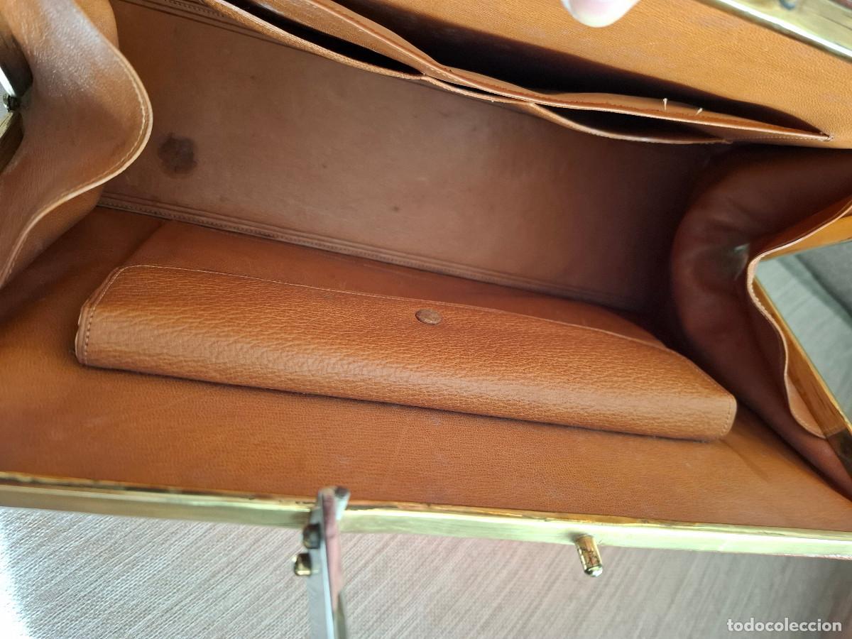 Coleccionismo: Bolso-Neceser en piel - Foto 6