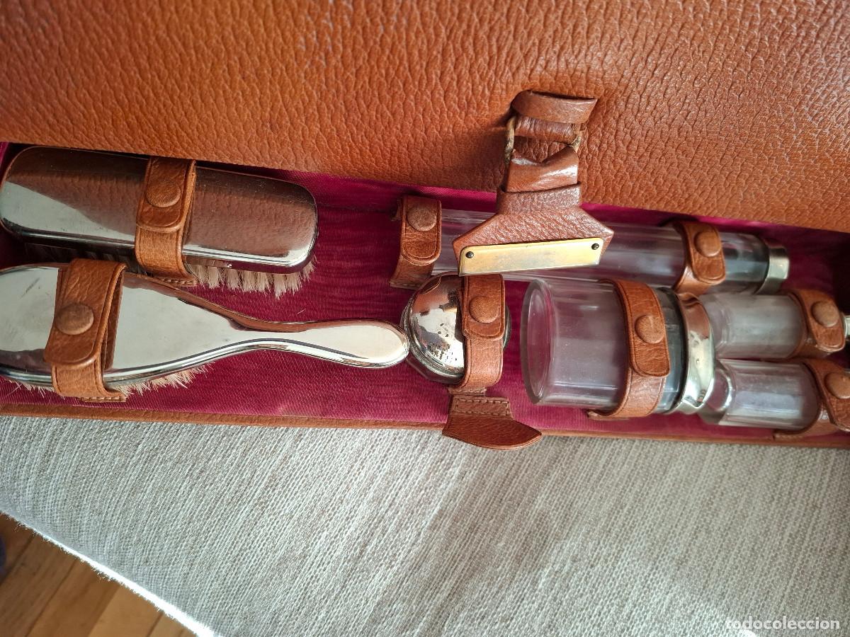 Coleccionismo: Bolso-Neceser en piel - Foto 7