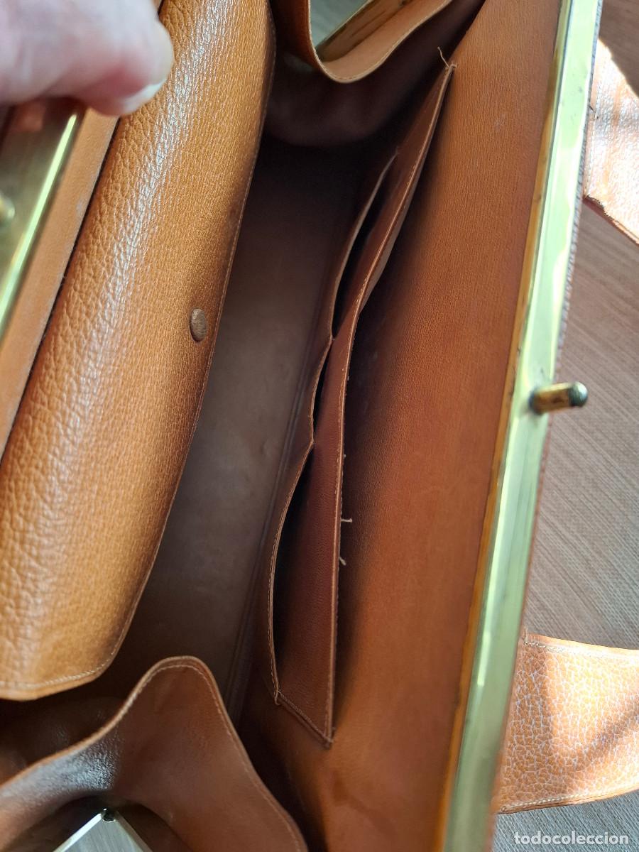 Coleccionismo: Bolso-Neceser en piel - Foto 8