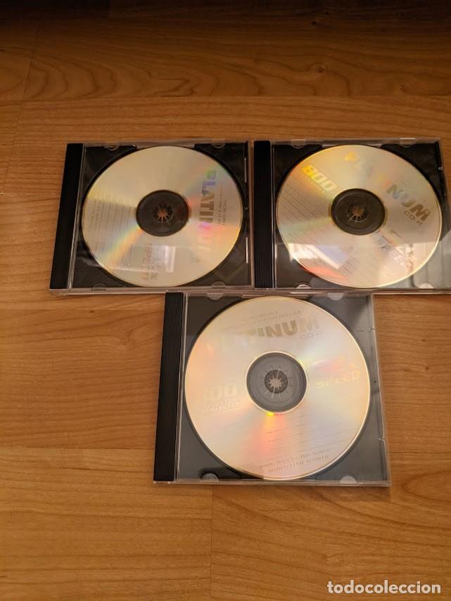 Collecting: 3 CD-R PLATINUM 800MB 52X SPEED