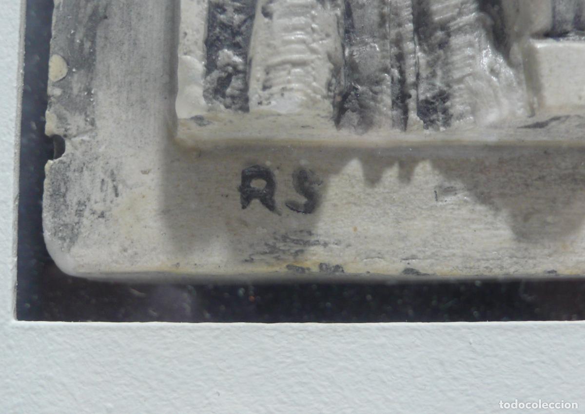 Coleccionismo: PLACA ABSTRACTA DE YESO - Foto 3