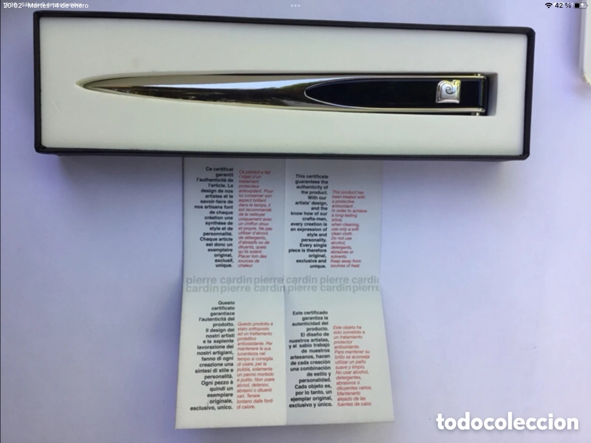 Coleccionismo: Abrecartas Pierre Cardain - Foto 4