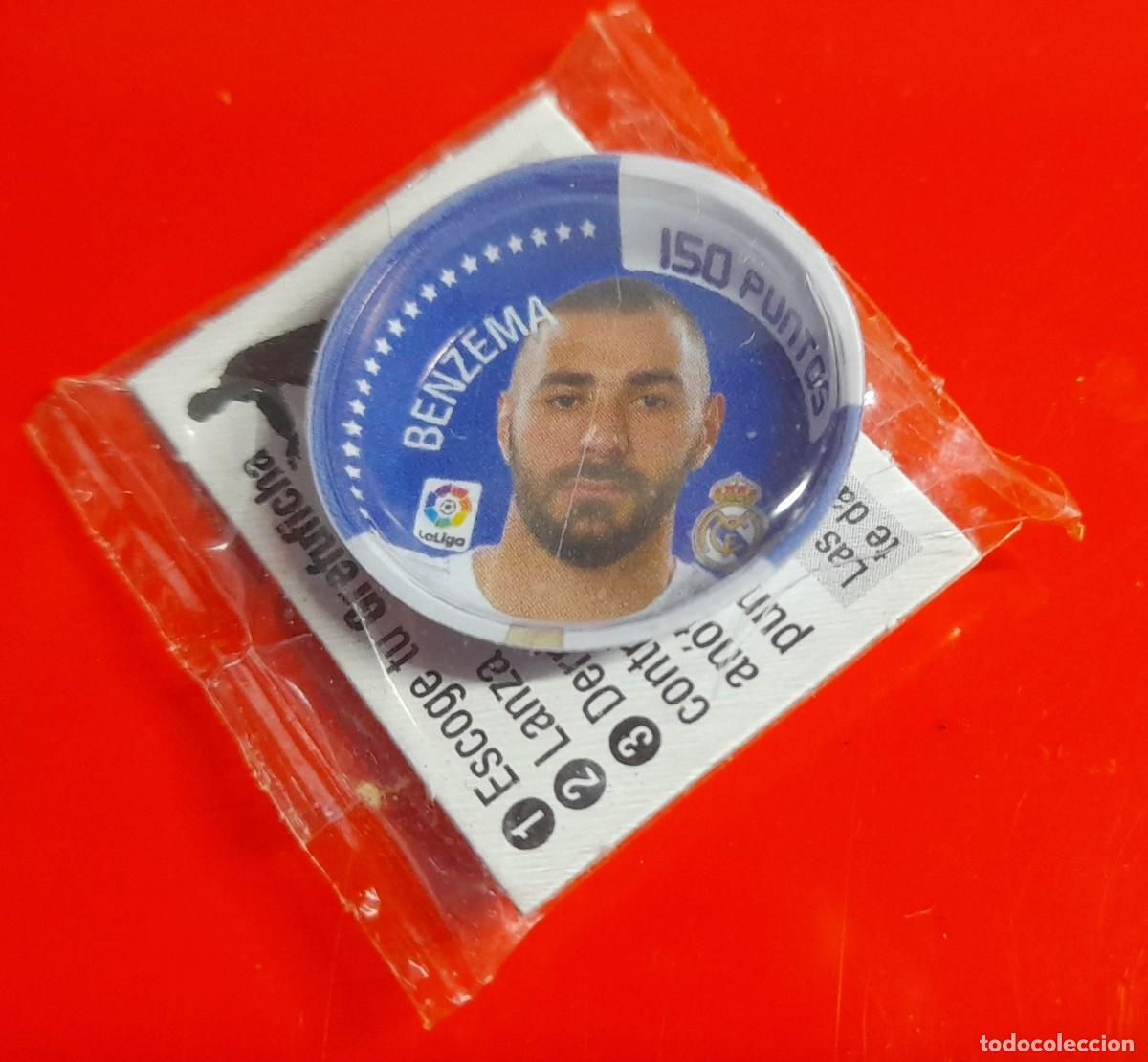 Coleccionismo: GREFUSA - GREFU CHAPA - BENZEMA - REAL MADRID - LIGA 2016-17 16 17