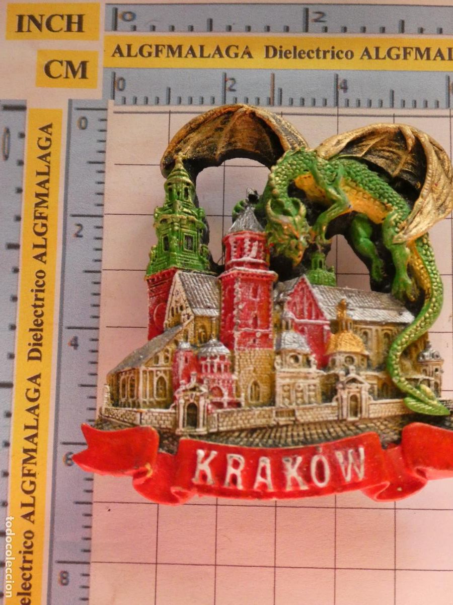 Coleccionismo: IMAN DE NEVERA. SOUVENIR RECUERDO. CRACOVIA POLONIA DRAG&Oacute;N