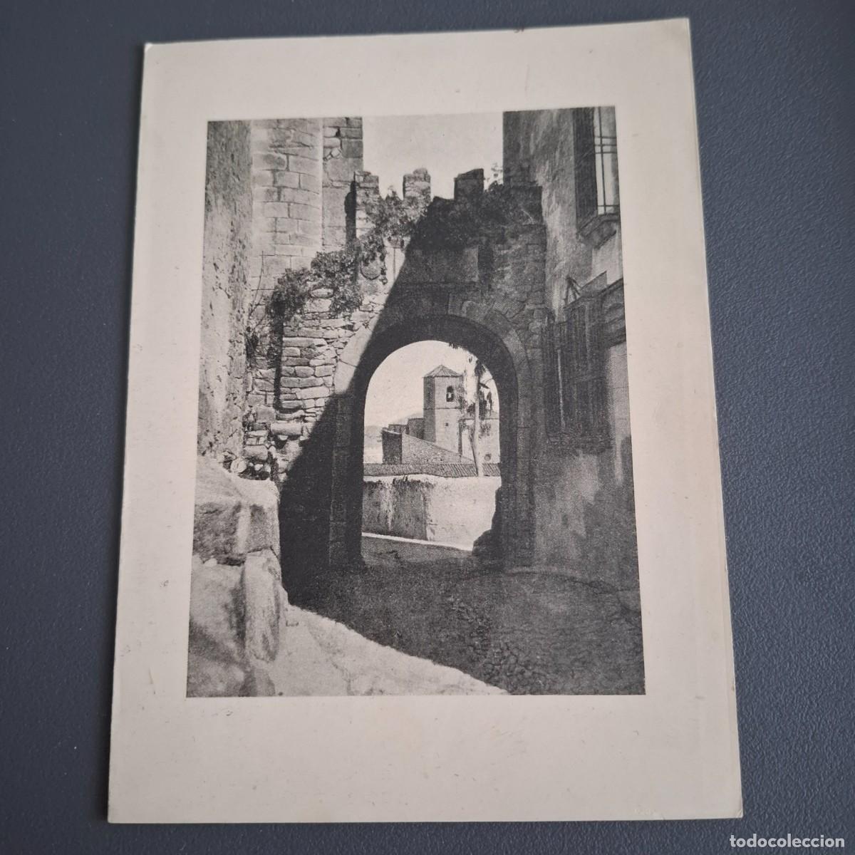 Coleccionismo: Felicitaci&oacute;n de navidad cuerpo de ingenieros - arco de Santiago - Trujillo - 1950