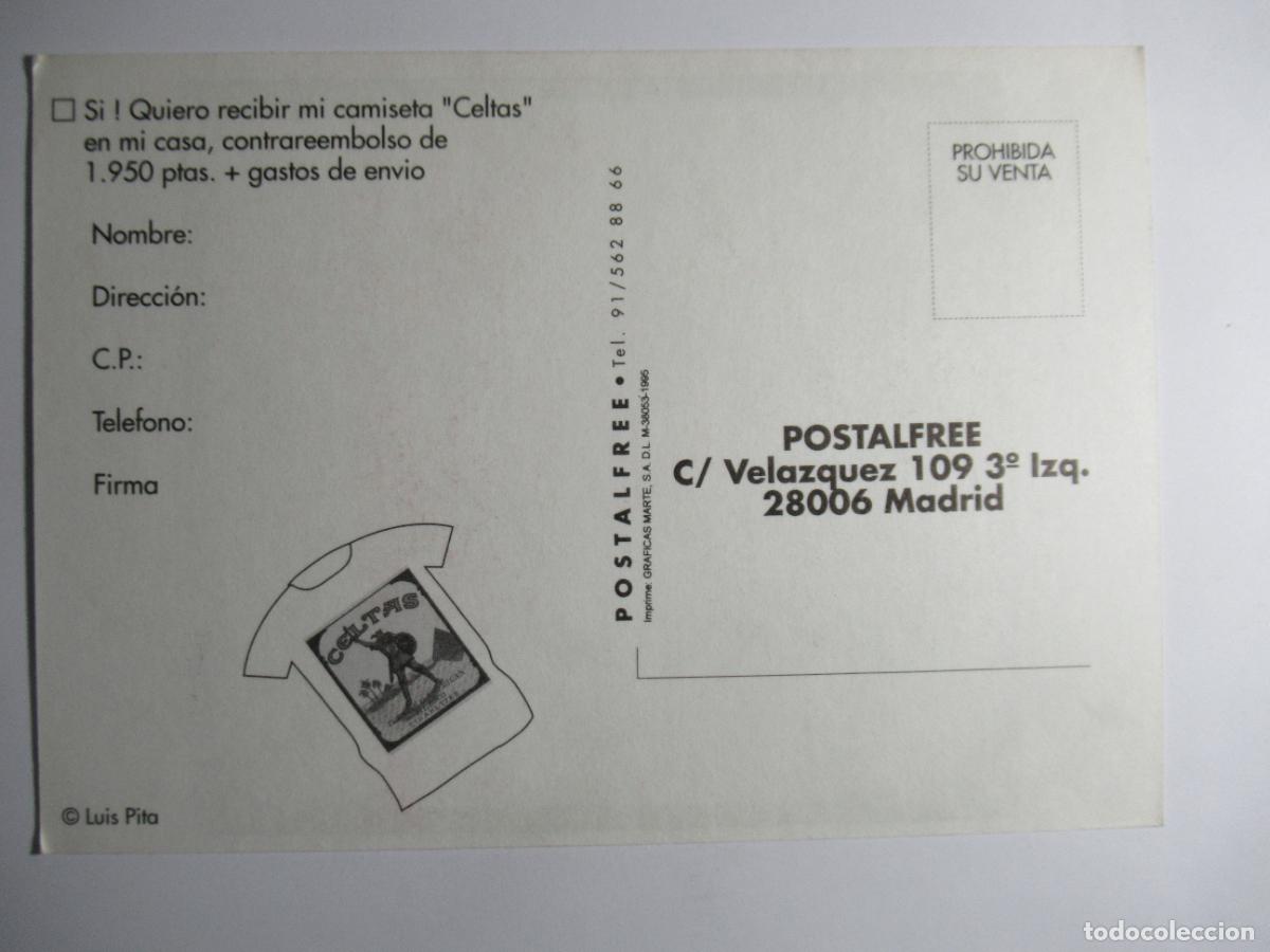 Coleccionismo: Celtas - Postal promocional - Foto 2