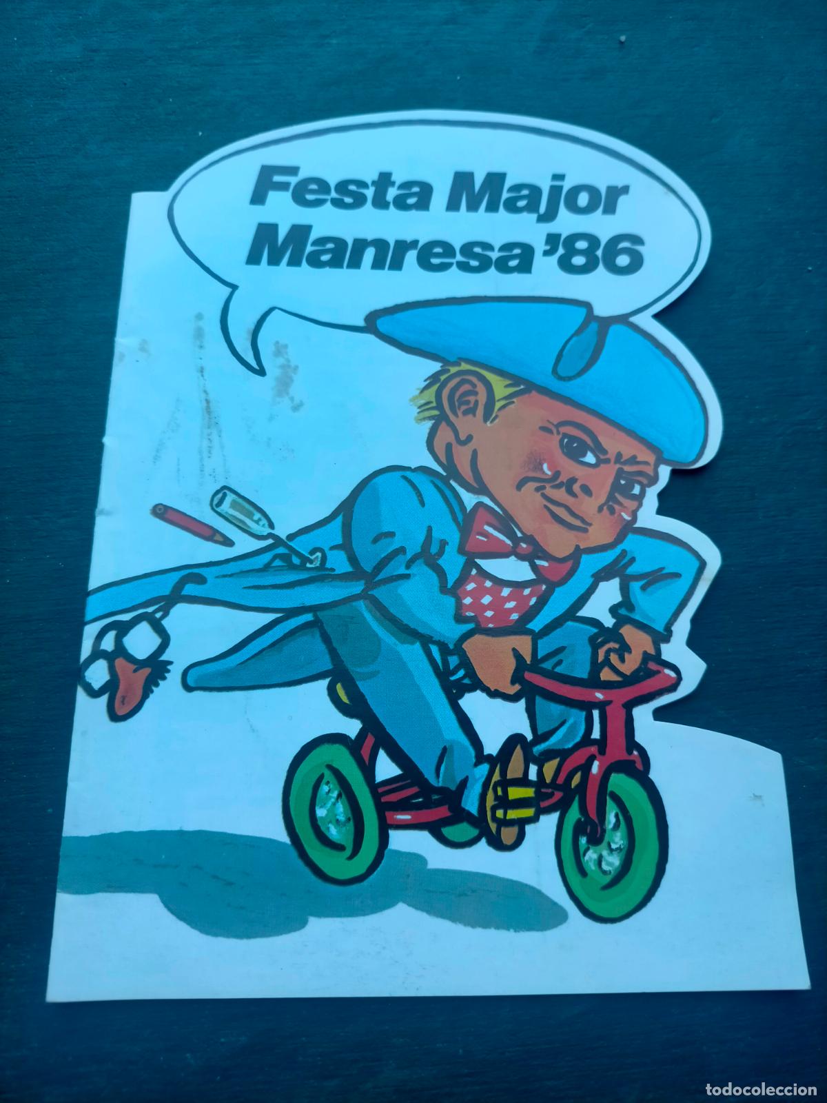 Collezionismo: Manresa 1986 '86 festa major programa de festes d'estiu fiesta mayor