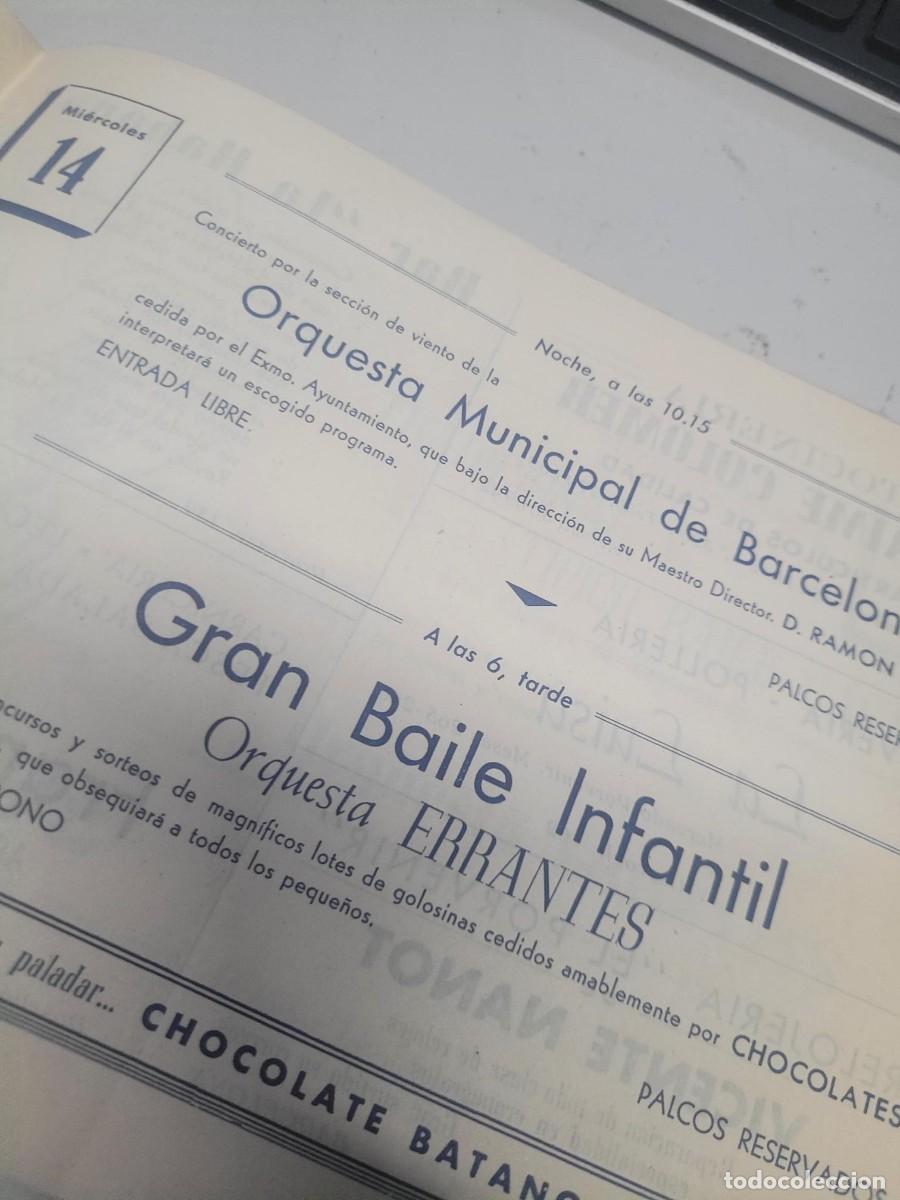 Coleccionismo: PROGRAMA FIESTA MAJOR DE LAS CORTS BARRIADA BATLLO 1953 - Foto 6