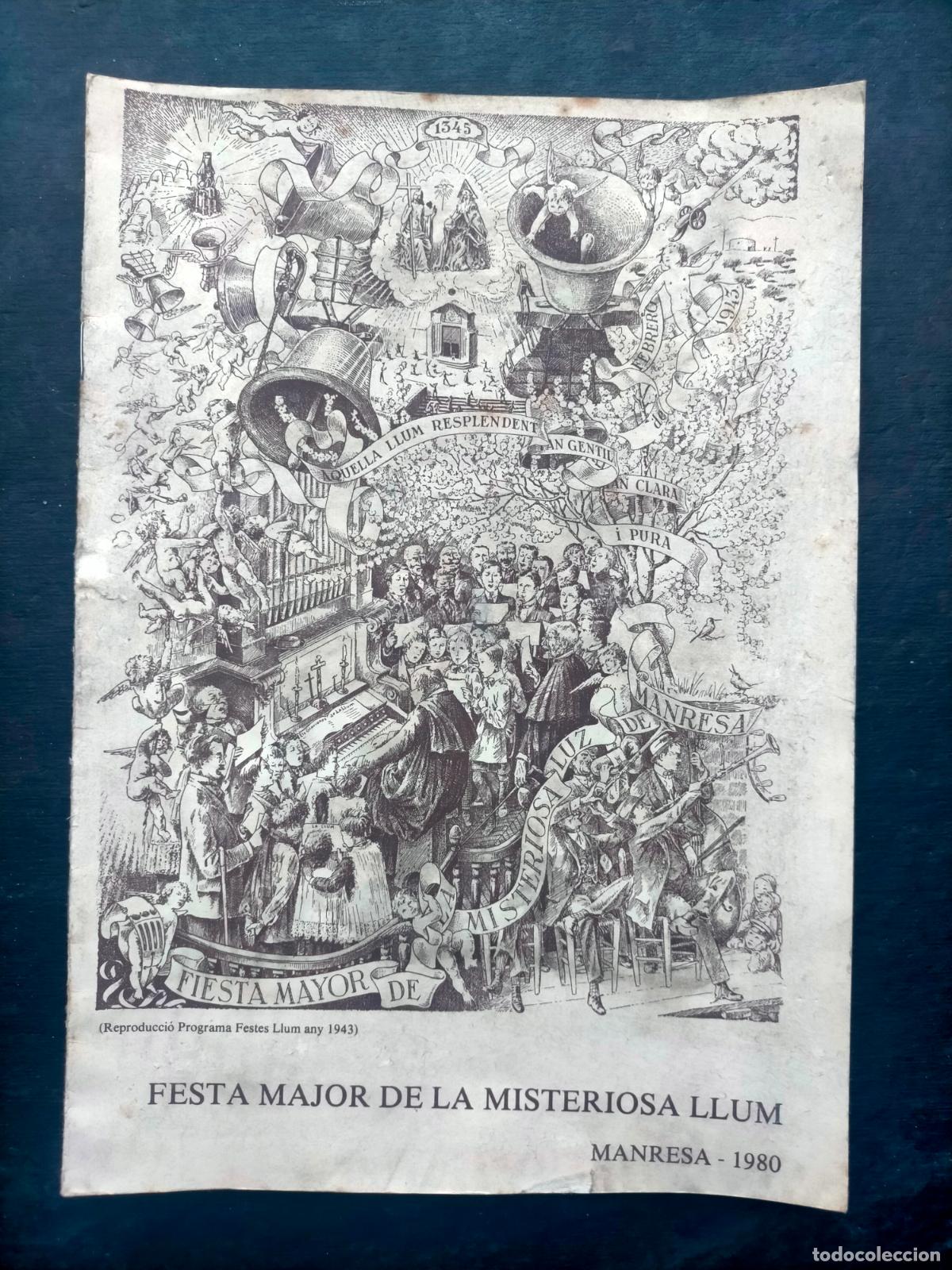 Collezionismo: Festa major de la misteriosa llum Manresa 1980 fiesta mayor luz