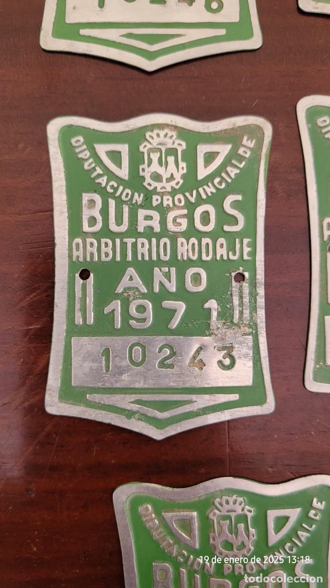 Coleccionismo: Lote Matr&iacute;culas bicicleta 1971 - Foto 3