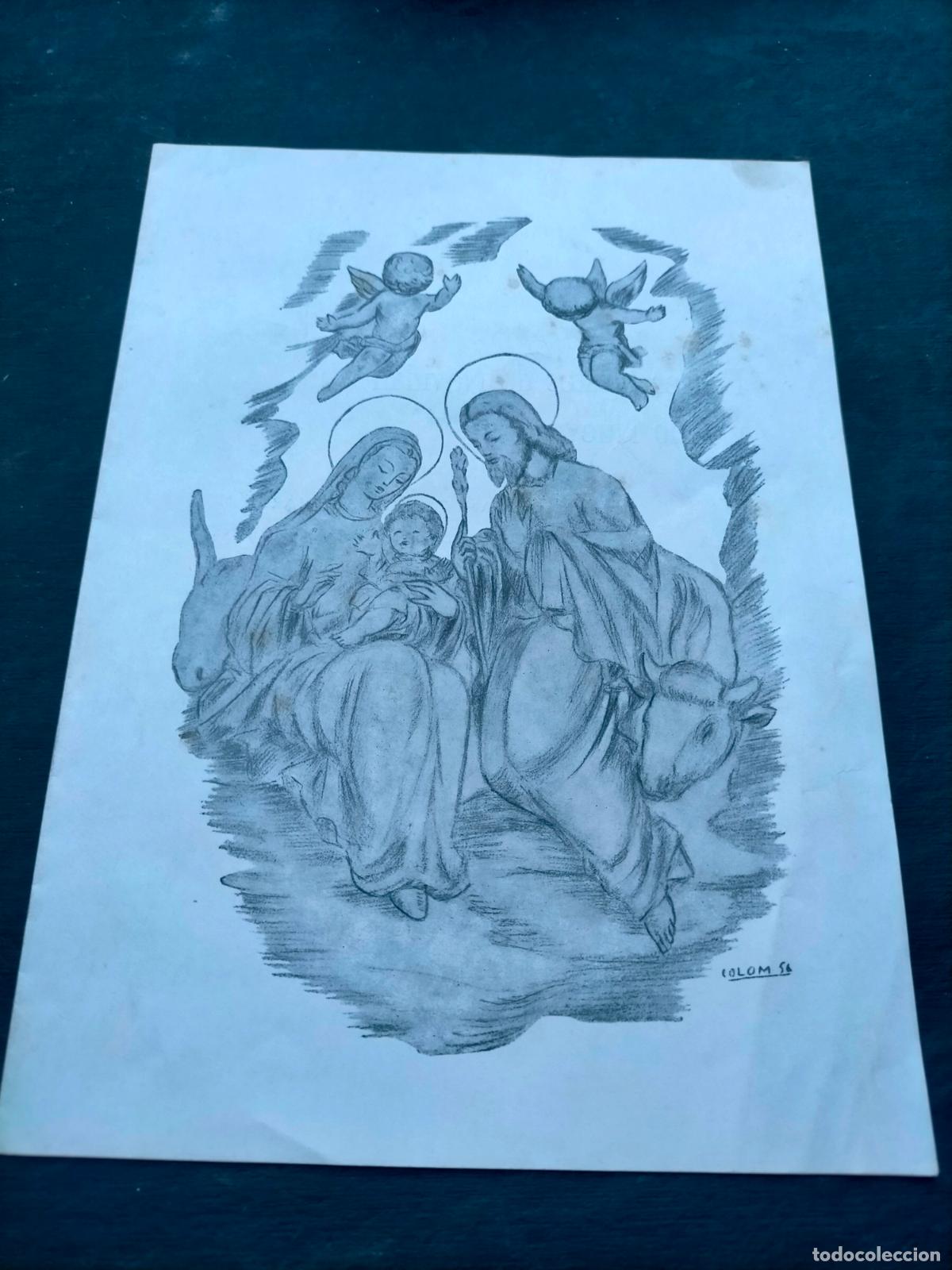 Coleccionismo: Felices fiestas de Navidad y a&ntilde;o nuevo iglesia de Nuestra Se&ntilde;ora de la Merced Manresa 1962-1963