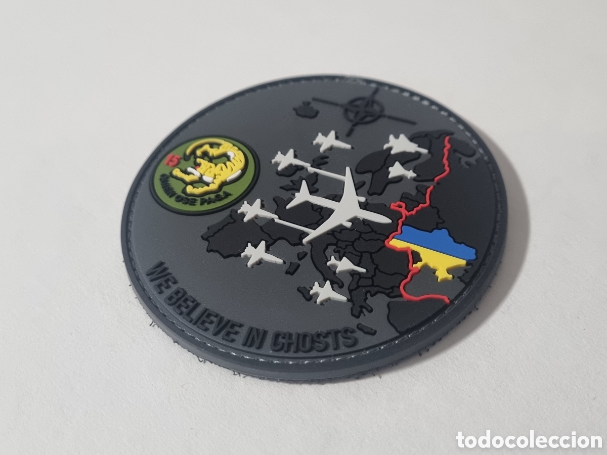 Coleccionismo: Parche We Believe in Ghosts Ala 15 Ej&eacute;rcito del Aire