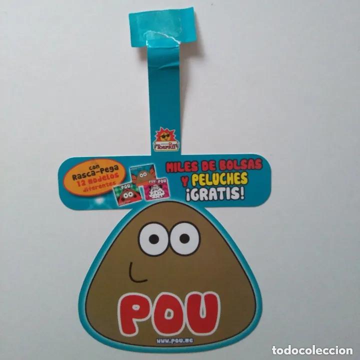 Coleccionismo: tira promocional publicitaria de promo de cromo tosfrit de POU rasca y gana snacks