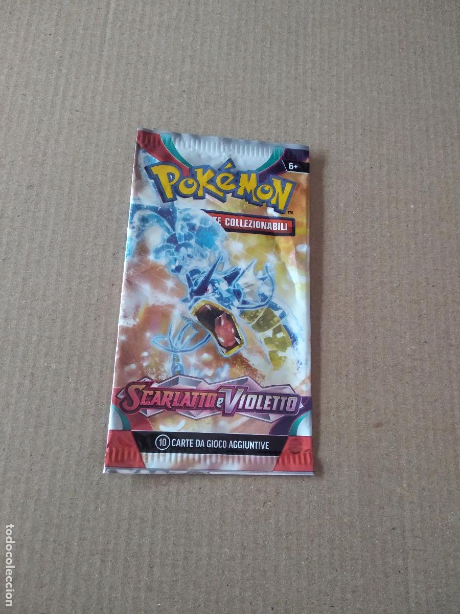 Coleccionismo: SOBRE VACIO CROMO TARJETA CARTA POKEMON SCARLATTO E VIOLETTO