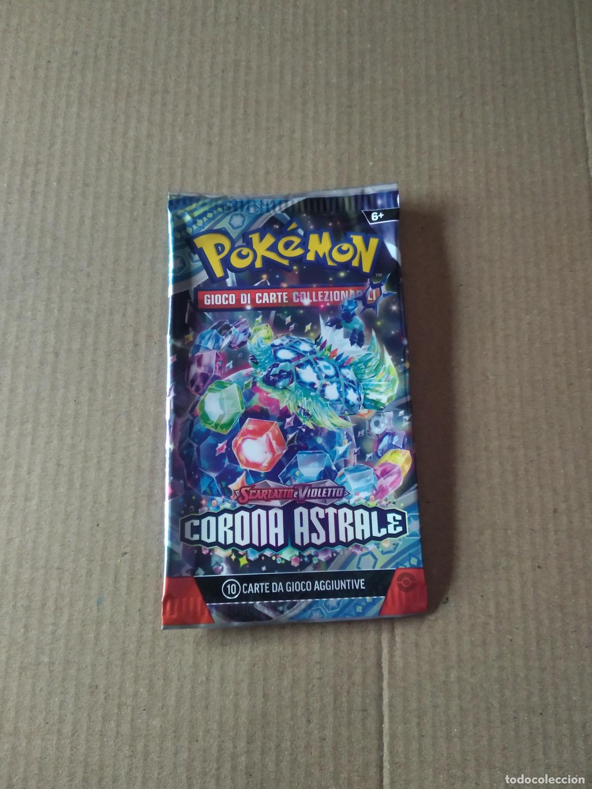 Coleccionismo: SOBRE VACIO CROMO TARJETA CARTA POKEMON SCARLATTO E VIOLETTO CORONA ASTRALE