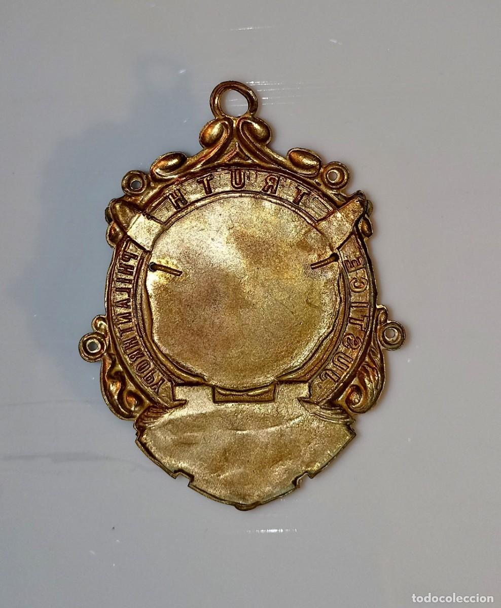 Coleccionismo: ANTIGUO MEDALLA MASONICA - Foto 2