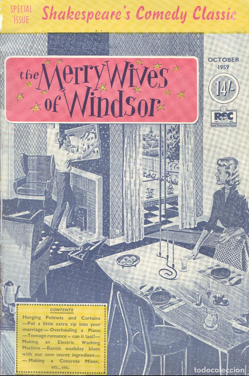Coleccionismo: The Merry Wives of Windsor, by William Shakespeare. Dir. Bill Alexander (1985)